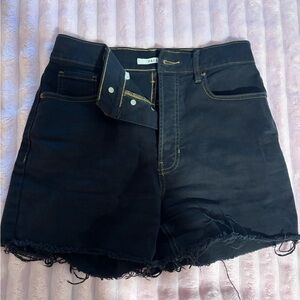 Pacsun black denim shorts